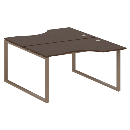 Рабочая станция криволинейная Metal System Style БО.РАС-СА-2.2 1400x1835x750