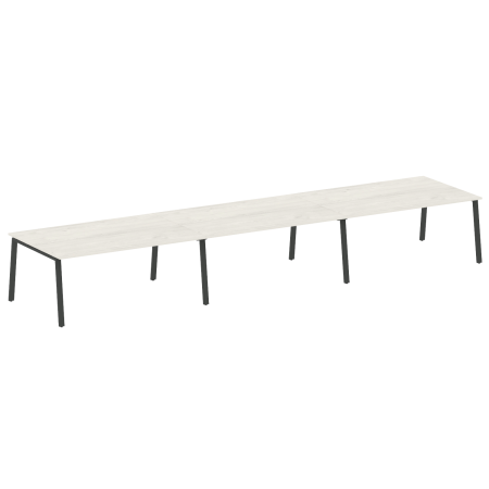 Стол для переговоров (3 столешницы) на А-образном м/к Metal System Style БА.ПРГ-3.5 5400x1235x750