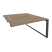 Стол-приставка двойной на О-образном м/к к опорным элем. Onix O.MO-D.SPR-3.8 1380x1635x750