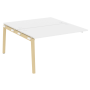 Наборный элемент рабочей станции на деревянных опорах Onix Wood OW.2.NRS-3.8 1380x1635x750