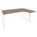 Стол эргономичный правый на О-образном м/к Onix O.MO-SA-4R 1580x1180x750