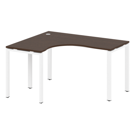 Стол криволинейный левый Metal System Style БП.СА-3 Л 1400x1200x750