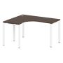 Стол криволинейный левый Metal System Style БП.СА-3 Л 1400x1200x750