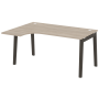 Стол эргономичный левый на деревянных опорах Onix Wood OW.SA-4L 1580x1180x750