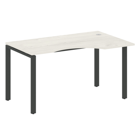 Стол криволинейный правый Metal System Style БП.СА-2 Пр 1400x900x750