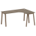 Стол криволинейный правый Metal System Style БА.СА-4 Пр 1600x1200x750