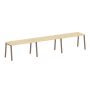 Рабочая станция на 3 рабочих места на А-образном м/к Metal System Style БА.СМ-3.3 4200x720x750