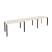 Рабочая станция на П-образном м/к  Onix O.MP-RS-3.2.7 3540x720x750