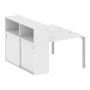 Рабочая станция с опорным шкафом-купе Metal System Style БП.РС-СШК-2.1 1410x1475x1098