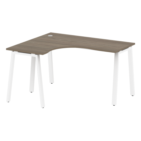 Стол криволинейный левый Metal System Style БА.СА-3 Л 1400x1200x750