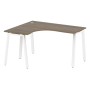 Стол криволинейный левый Metal System Style БА.СА-3 Л 1400x1200x750
