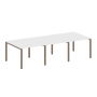 Переговорный стол 3 столешницы Metal System Style БП.ПРГ-3.1 3000x1235x750