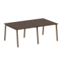 Стол для переговоров (2 столешницы) на А-образном м/к Metal System Style БА.ПРГ-2.1 2000x1235x750