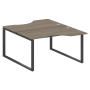 Рабочая станция криволинейная Metal System Style БО.РАС-СА-2.2 1400x1835x750