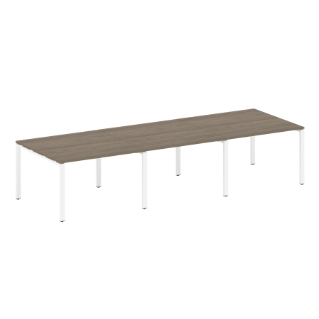 Переговорный стол 3 столешницы Metal System Style БП.ПРГ-3.2 3600x1235x750