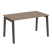 Стол руководителя на деревянных опорах Onix Wood Direct OW.SRR-3.8 1380x800x750