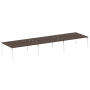 Рабочая станция на 6 рабочих места на А-образном м/к Metal System Style БА.СМ-6.5 5400x1475x750