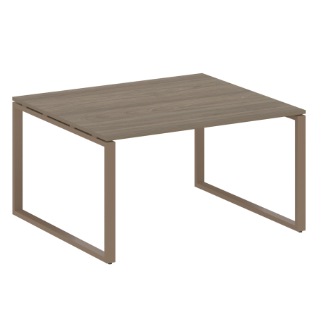 Переговорный стол 1 столешница Metal System Style БО.ПРГ-1.3 1400x1235x750 (Вяз/Мокко металл)