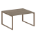Переговорный стол 1 столешница Metal System Style БО.ПРГ-1.3 1400x1235x750