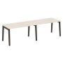 Рабочая станция на деревянных опорах Onix Wood OW.RS-2.3.8 2760x800x750