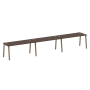 Рабочая станция на 3 рабочих места на А-образном м/к Metal System Style БА.СМ-3.4 4800x720x750