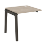 Наборный элемент рабочей станции на деревянных опорах Onix Wood OW.1.NRS-0.8 780x800x750