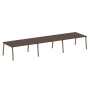 Стол для переговоров (3 столешницы) на А-образном м/к Metal System Style БА.ПРГ-3.4 4800x1235x750