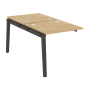 Наборный элемент рабочей станции на деревянных опорах Onix Wood OW.2.NRS-0.8 780x1635x750