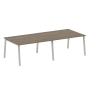 Стол для переговоров (2 столешницы) на А-образном м/к Metal System Style БА.ПРГ-2.3 2800x1235x750