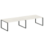 Переговорный стол 2 столешницы Metal System Style БО.ПРГ-2.5 3600x1235x750