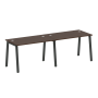 Рабочая станция на 2 рабочих места на А-образном м/к Metal System Style БА.СМ-2.2 2400x720x750