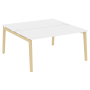 Рабочая станция на деревянных опорах Onix Wood OW.D.RS-2.4.8 1580x1635x750