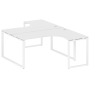 Рабочая станция криволинейная Metal System Style БО.РАС-СА-2.4 1600x2435x750
