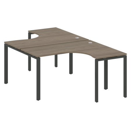 Рабочая станция криволинейная Metal System Style БП.РАС-СА-2.3 1400x2435x750