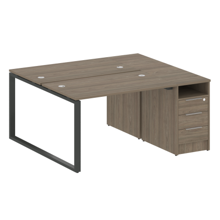 Рабочая станция Metal System Style БО.РС-СТП-2.2 1612x1475x750