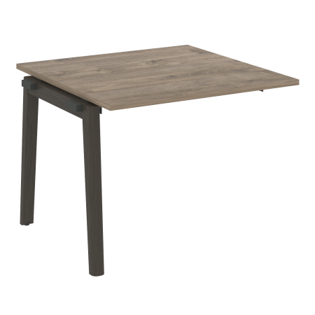 Проходной наборный элемент переговорного стола на деревянных опорах Onix Wood OW.NPRG-1 980x980x750