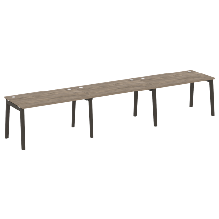 Рабочая станция на деревянных опорах Onix Wood OW.RS-3.3.8 4140x800x750