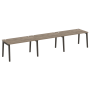 Рабочая станция на деревянных опорах Onix Wood OW.RS-3.3.8 4140x800x750