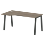 Стол криволинейный левый Metal System Style БА.СА-1 Л 1600x900x750