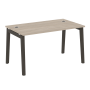 Стол руководителя на деревянных опорах Onix Wood Direct OW.SRR-3.8 1380x800x750