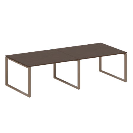 Переговорный стол 2 столешницы Metal System Style БО.ПРГ-2.3 2800x1235x750