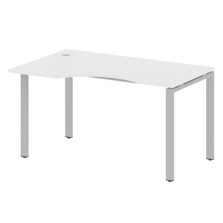 Стол криволинейный левый Metal System Style БП.СА-2 Л 1400x900x750