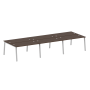 Рабочая станция на 6 рабочих места на А-образном м/к Metal System Style БА.СМ-6.3 4200x1475x750
