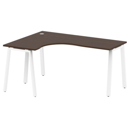 Стол криволинейный левый Metal System Style БА.СА-4 Л 1600x1200x750