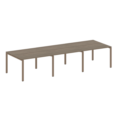 Переговорный стол 3 столешницы Metal System Style БП.ПРГ-3.2 3600x1235x750