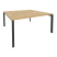 Рабочая станция на П-образном м/к Onix O.MP-D.RS-2.4.8 1580x1635x750