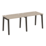Рабочая станция на деревянных опорах Onix Wood OW.RS-2.1.7 1960x720x750