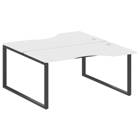 Рабочая станция криволинейная Metal System Style БО.РАС-СА-2.1 1600x1835x750