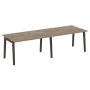 Стол переговорный на деревянных опорах Onix Wood OW.PRG-2.3 2760x980x750