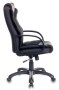 Кресло руководителя CH-839 черный Leather Black эко.кожа крестов. пластик